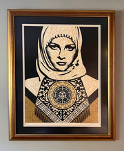 Load image into Gallery viewer, Arab Woman - Red AND Arab Woman - Gold, Shepard Fairey
