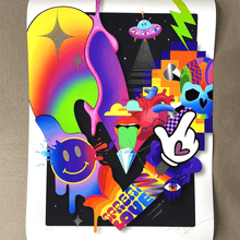 Load image into Gallery viewer, "OPN HEART 007" by Jason Naylor (Edition of 30 Signed)
