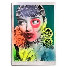 Load image into Gallery viewer, "Rosa Labbra Teal" by DAIN (Edition of 20 Signed)
